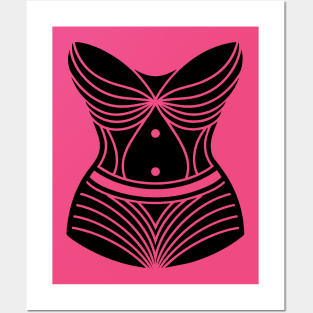 Delicate swimsuit Posters and Art